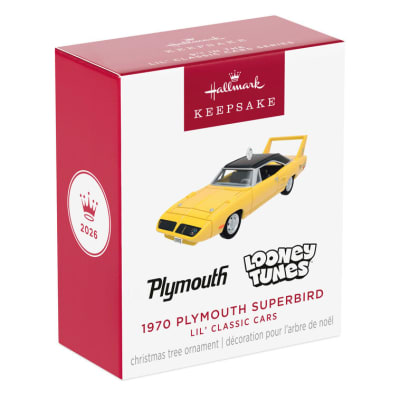 Mini Lil' Classic Cars 1970 Plymouth Superbird 2026 Metal Ornament, 0.75