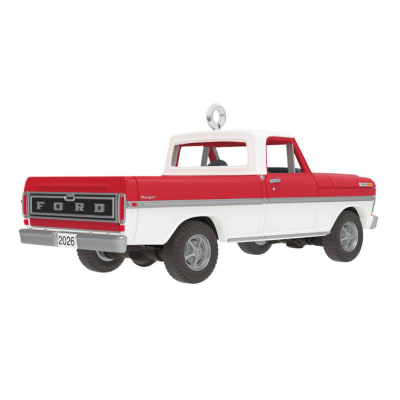 Mini Lil' American Trucks 1972 Ford F-100 2026 Metal Ornament, 0.75