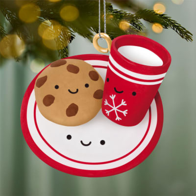 Mini Milk and Cookies Better Together Ornament, 0.75