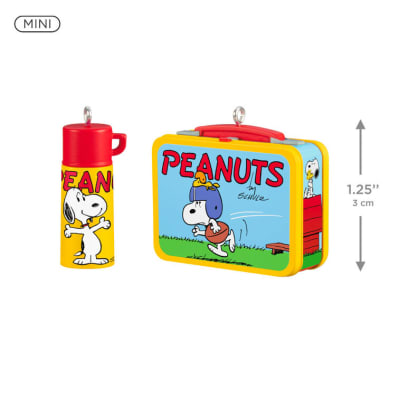 Mini The Peanuts® Gang Lunchbox Set Ornaments, Set of 2