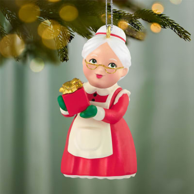 Mini Sweet Mrs. Claus Ornament, 1.5