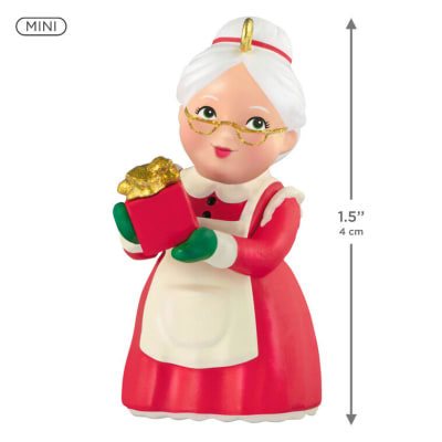Mini Sweet Mrs. Claus Ornament, 1.5