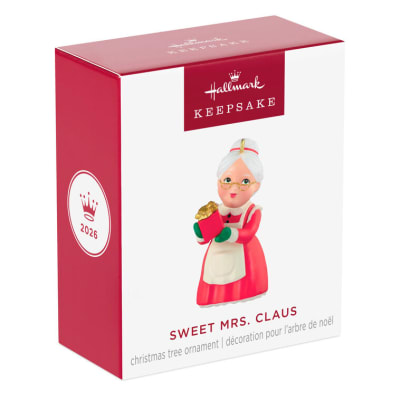 Mini Sweet Mrs. Claus Ornament, 1.5