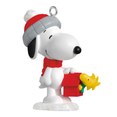 Mini Peanuts® Winter Fun With Snoopy Ornament, 1.25
