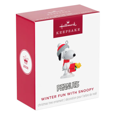 Mini Peanuts® Winter Fun With Snoopy Ornament, 1.25