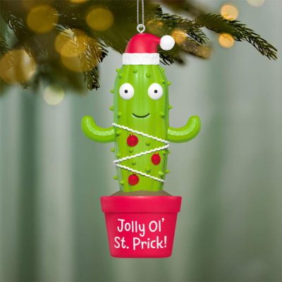 Jolly Cactus Ornament