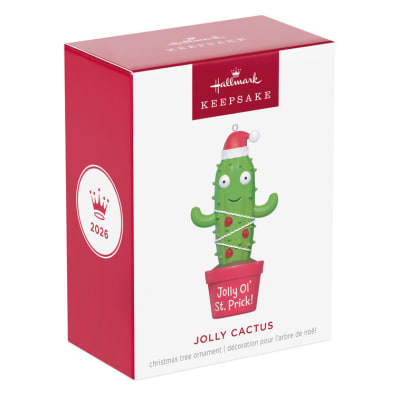 Jolly Cactus Ornament