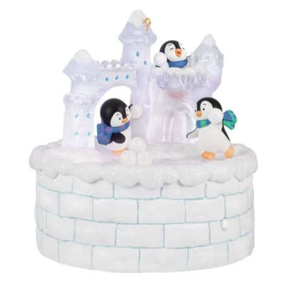 Snowball Fun Musical Ornament With Light and Motion