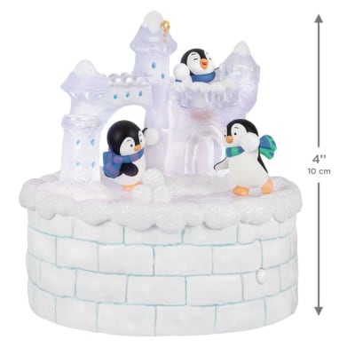 Snowball Fun Musical Ornament With Light and Motion