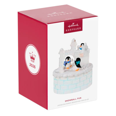 Snowball Fun Musical Ornament With Light and Motion