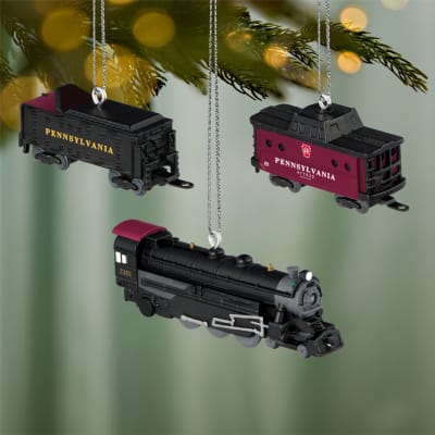 Mini Lionel® Pennsylvania Steam Locomotive Set Ornaments, Set of 3