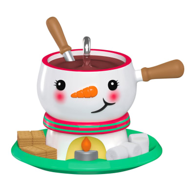 Mini Festive Fondue Ornament, 1