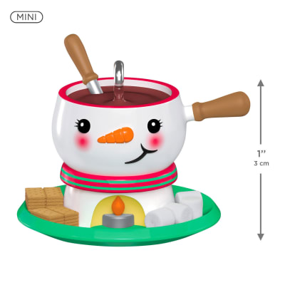 Mini Festive Fondue Ornament, 1