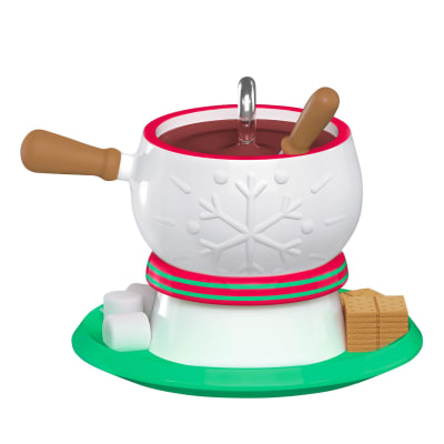 Mini Festive Fondue Ornament, 1