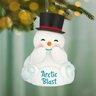 Arctic Blast Ornament With Light and Sound