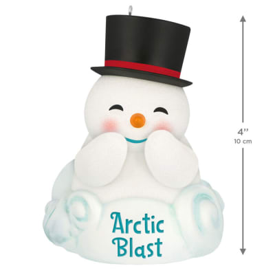 Arctic Blast Ornament With Light and Sound