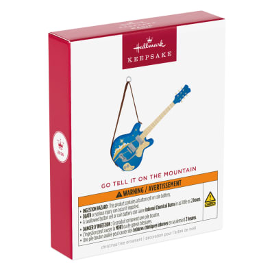Go Tell It On the Mountain Guitar Musical Ornament