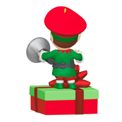 Elf Security Peekbuster Ornament With Motion-Activated Sound and Light
