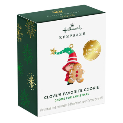Gnome for Christmas Clove's Favorite Cookie Ornament