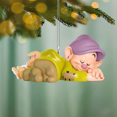 Disney Snow White and the Seven Dwarfs Dozing Dopey Ornament