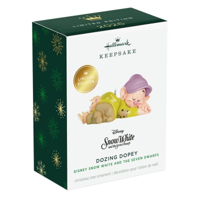 Disney Snow White and the Seven Dwarfs Dozing Dopey Ornament