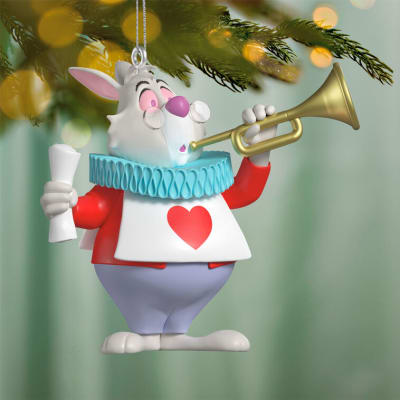 Disney Alice in Wonderland 75th Anniversary The White Rabbit Ornament