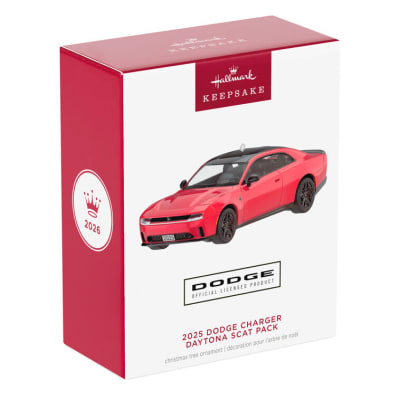 2025 Dodge Charger Daytona Scat Pack 2026 Metal Ornament