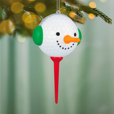 Teed Up for Christmas Ornament