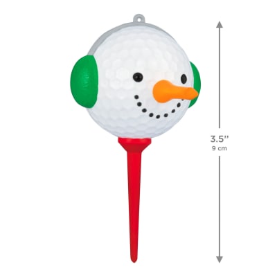 Teed Up for Christmas Ornament