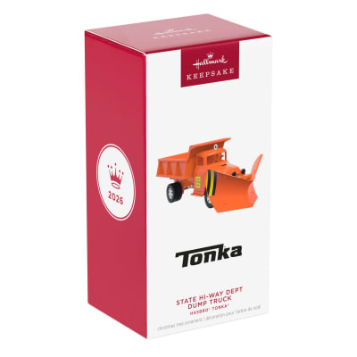 Hasbro® Tonka® State Hi-Way Dept Dump Truck Metal Ornament