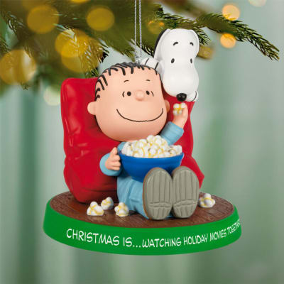 The Peanuts® Gang Christmas Is...Watching Holiday Movies Together Ornament
