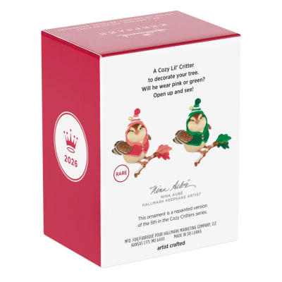 Cozy Critters Mystery Ornament