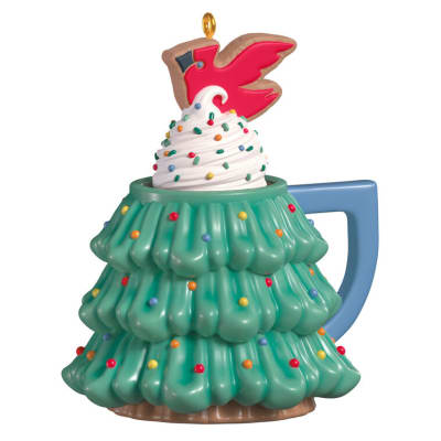 Cup of Cozy Porcelain Ornament