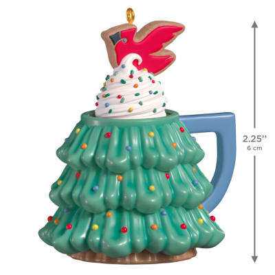 Cup of Cozy Porcelain Ornament
