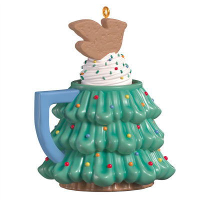 Cup of Cozy Porcelain Ornament