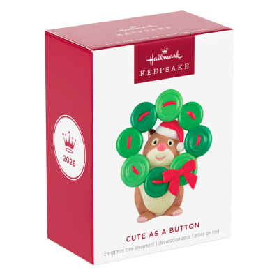 Cute as a Button Ornament