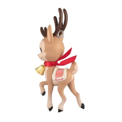 Eight Tiny Reindeer Dancer Ornament