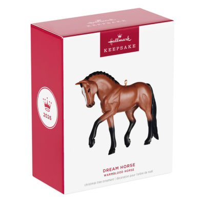 Warmblood Dream Horse Ornament