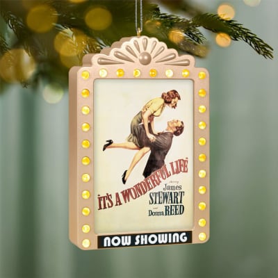 It's a Wonderful Life 80th Anniversary Now Showing Ornament With Light