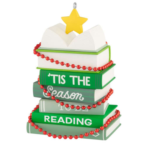 Light Holiday Reading Ornament