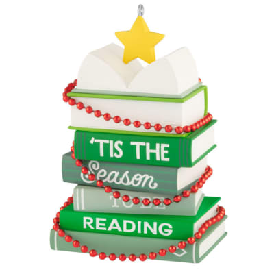 Light Holiday Reading Ornament