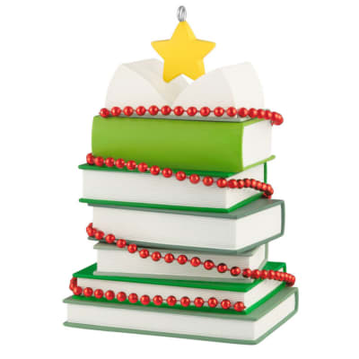 Light Holiday Reading Ornament