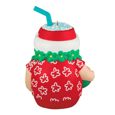Seasons Tiki-ngs Santa Ornament