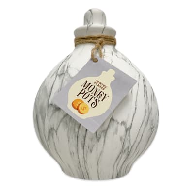 Money Pot | Carrara Ceramic Smash Bank