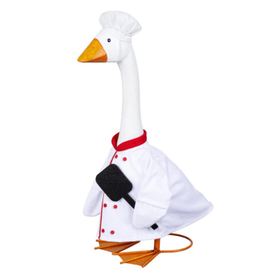 Giddy the Goose | Porch Goose Outfit, Chef
