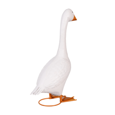 Giddy the Goose | Metal Porch Goose Statue