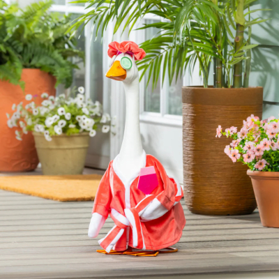 Giddy the Goose | Porch Goose Outfit, Relaxation Time