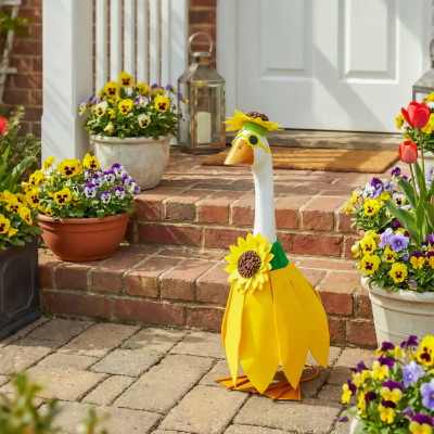 Giddy the Goose | Porch Goose Outfit, Sunflower