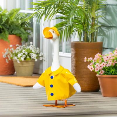 Giddy the Goose | Porch Goose Outfit, Raincoat