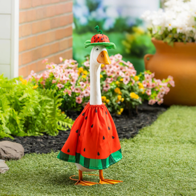 Giddy the Goose | Porch Goose Outfit, Watermelon Season